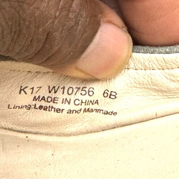 Cole Haan Grand OS Wedge Heels Women’s Size 6 B Gray Suede Slip Ons Pre-Owned - Picture 7 of 11